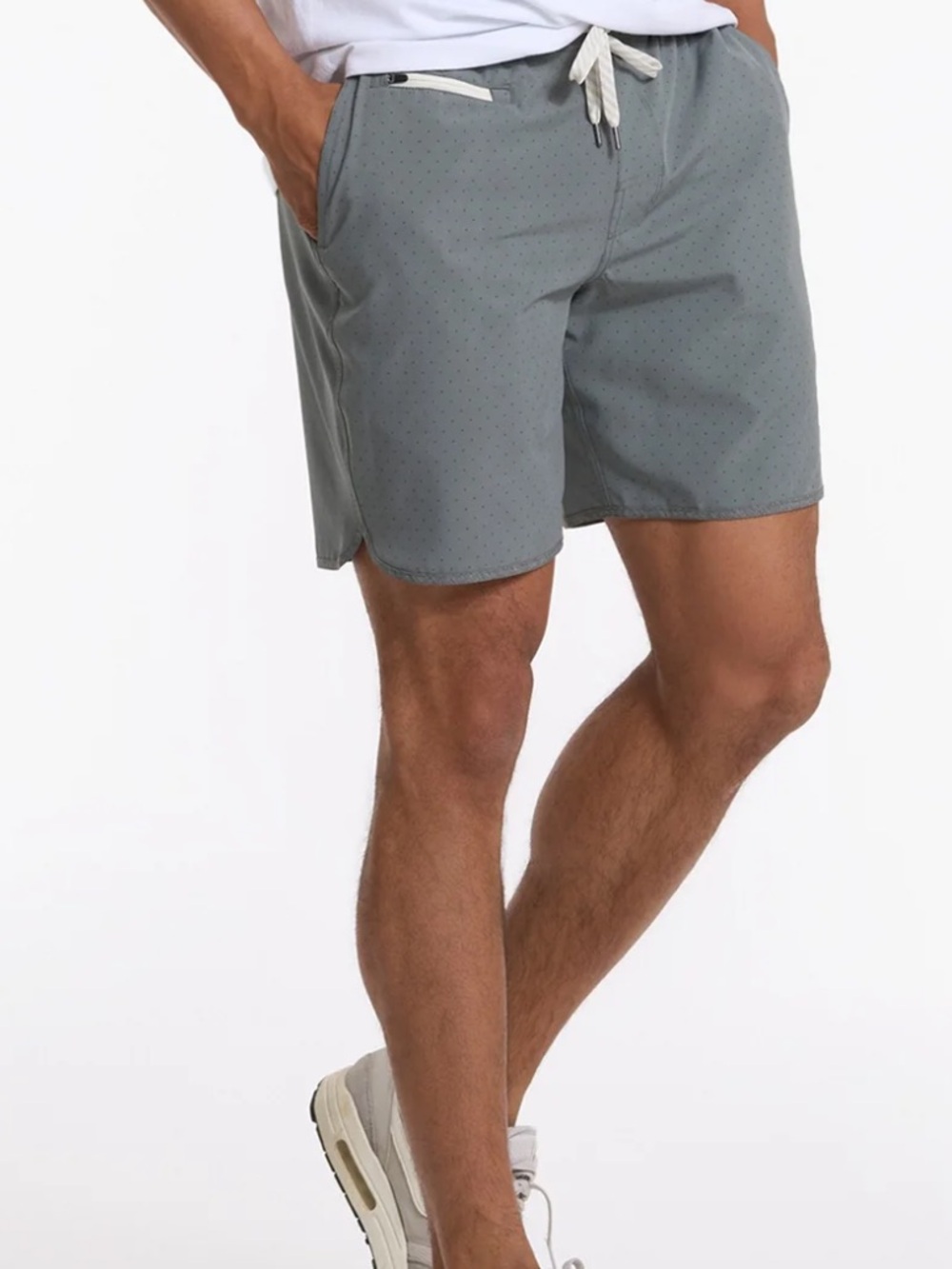 Vuori Men's Grey Performance Swim Hybrids